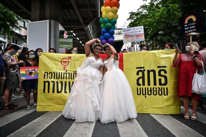 Dunia hari ini thailand negara asia tenggara pertama legalkan pernikahan sesama gender