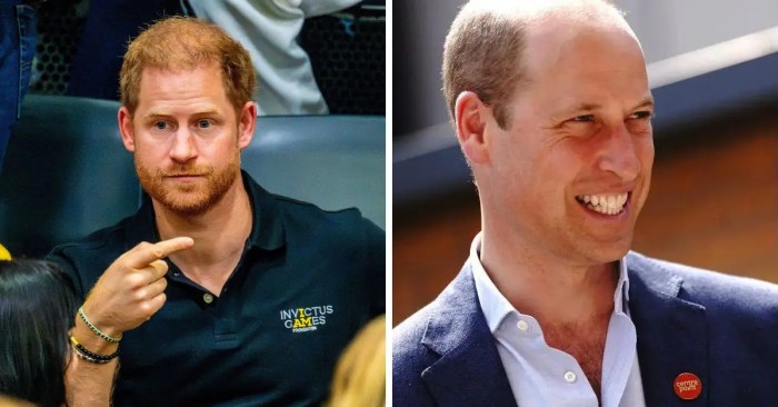 Perbandingan Kekayaan Pangeran Harry dan William