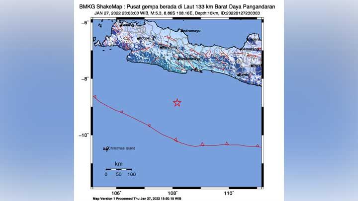 BAZOKABET - Data gempa Pangandaran terbaru dari BMKG