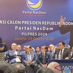 Paloh tegaskan komitmen nasdem dukung jokowi hingga 20 oktober 2024