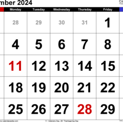 PADANG MEDIA - Kalender November 2024, Cek Tanggal 1 November 2024 Apakah