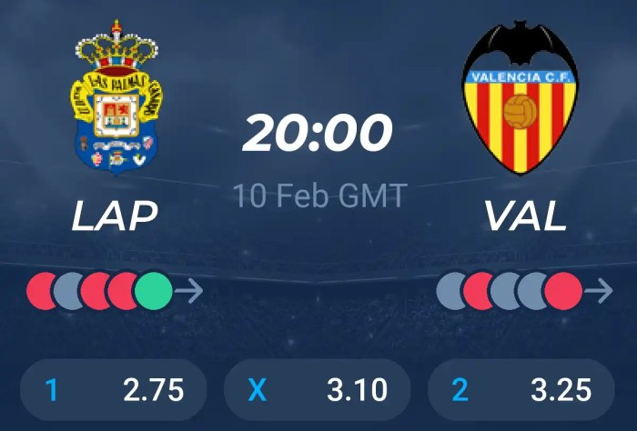 BAZOKABET - Valencia vs Las Palmas prediksi skor dan hasil akhir