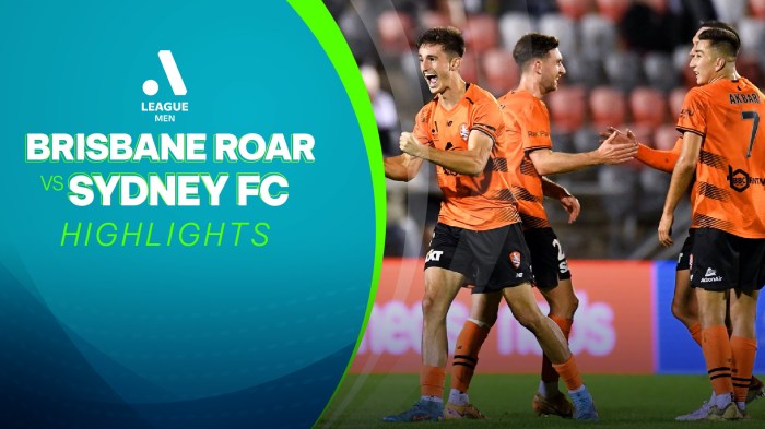 MEDAN CENTER PEDIA - Brisbane Roar vs Sydney FC